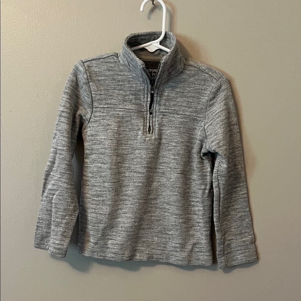 Crown & Ivy Kids Gray Quarter-Zip